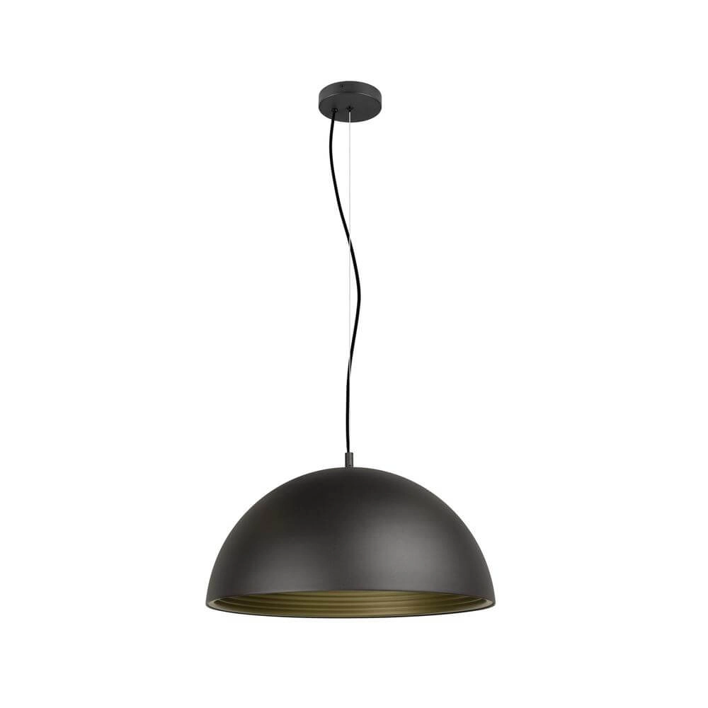 Design-Pendelleuchte Forchini M 50 schwarz mit gold Ø 50cm SLV 4024163298629