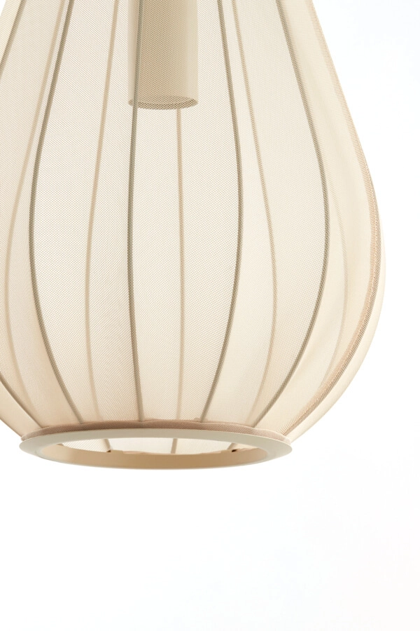 Japandi Pendelleuchte Itela 3-hell creme 80cm Light & Living 8717807702779