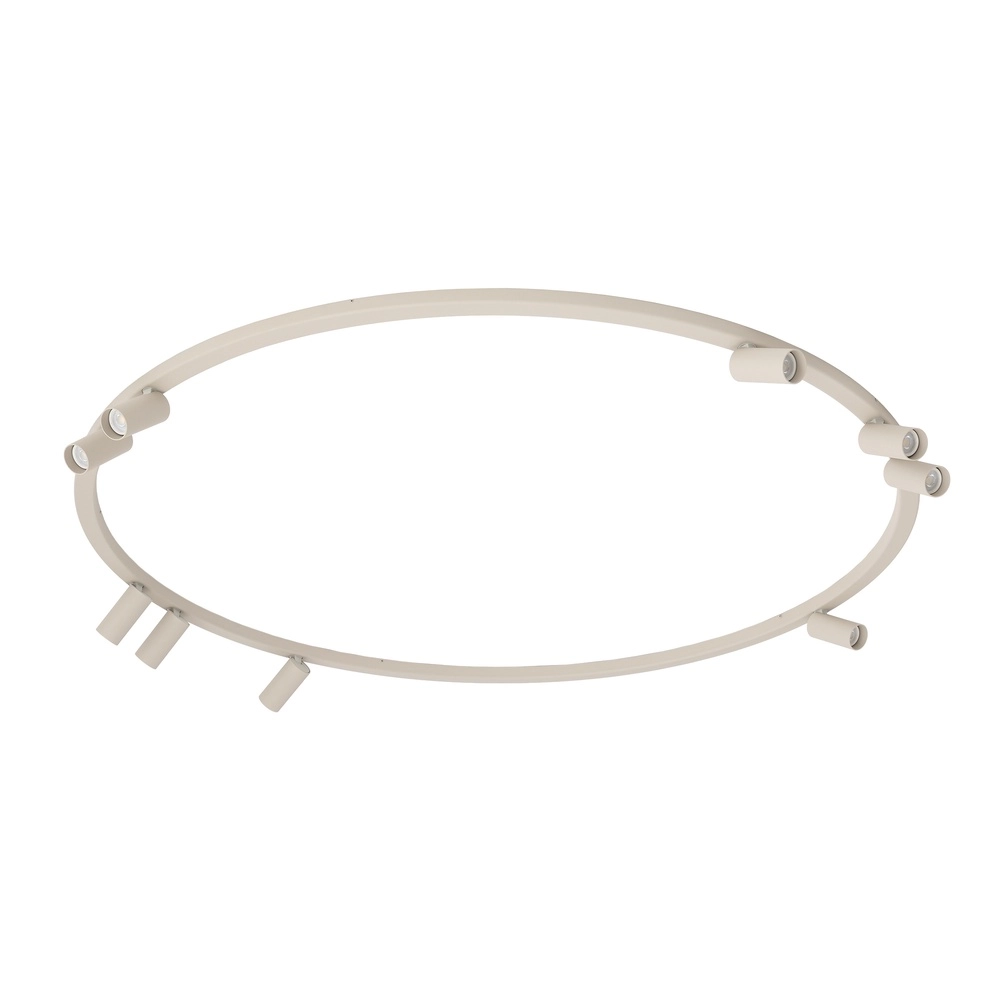 Kreisförmige, oberflächenmontierte Scheinwerfer Fourty 9x GU10 – beige Lyora 5903139119542