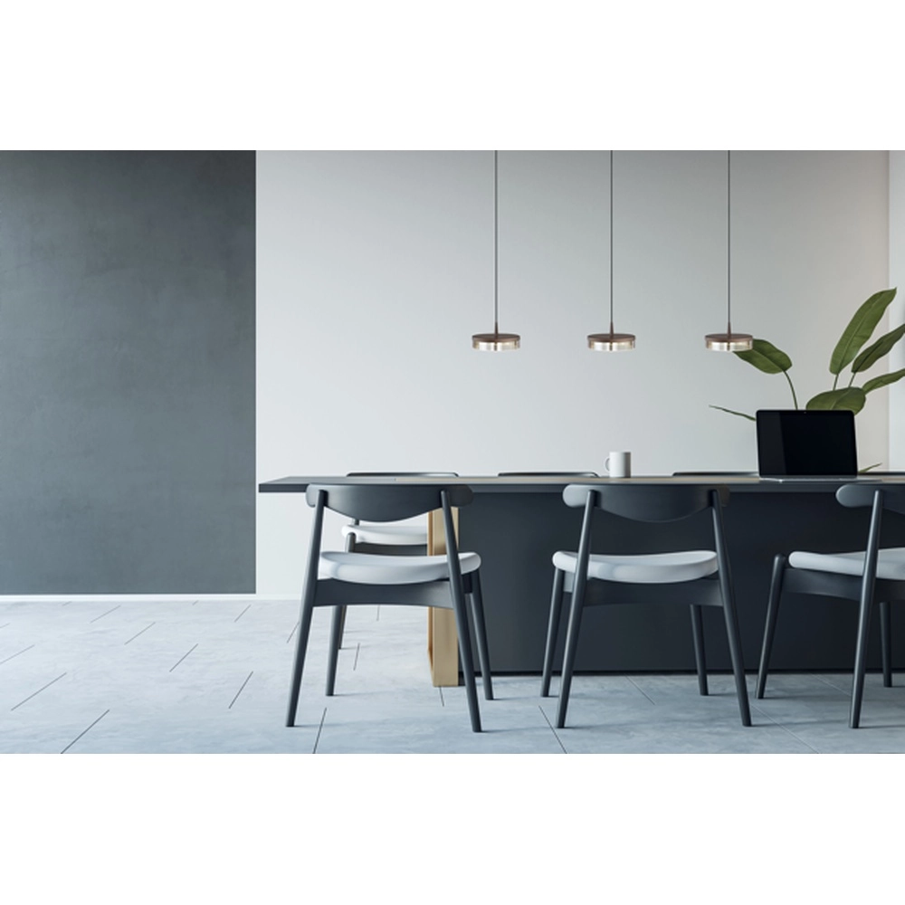 3-Licht Pendellampe Imperia 100 cm Kakaobraun Masterlight 8718121359496