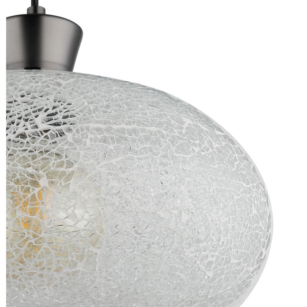 Einzelne Pendellampe Brokana Gunmetal Globo 9007371575466
