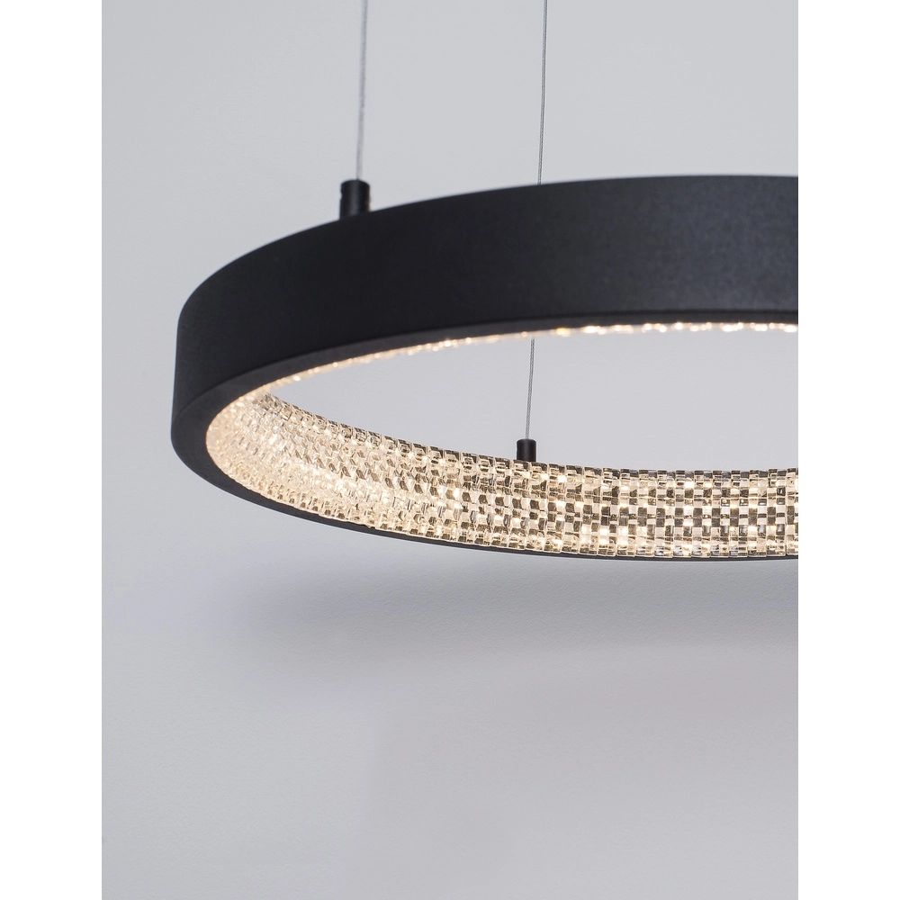 Pendelleuchte Preston schwarz Ø 40cm Lyora 5212017429162