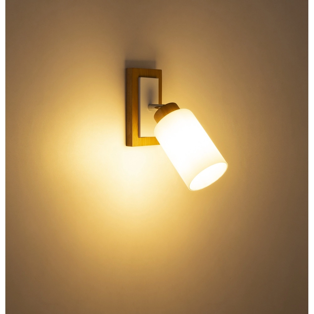 Wandlicht Rowena Holz Globo 9007371589357