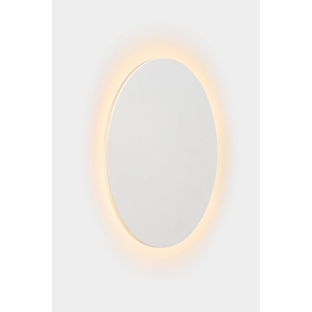 Design-Wandlampe Eklyps Led Ø 25 cm weiß Lucide 5411212460264