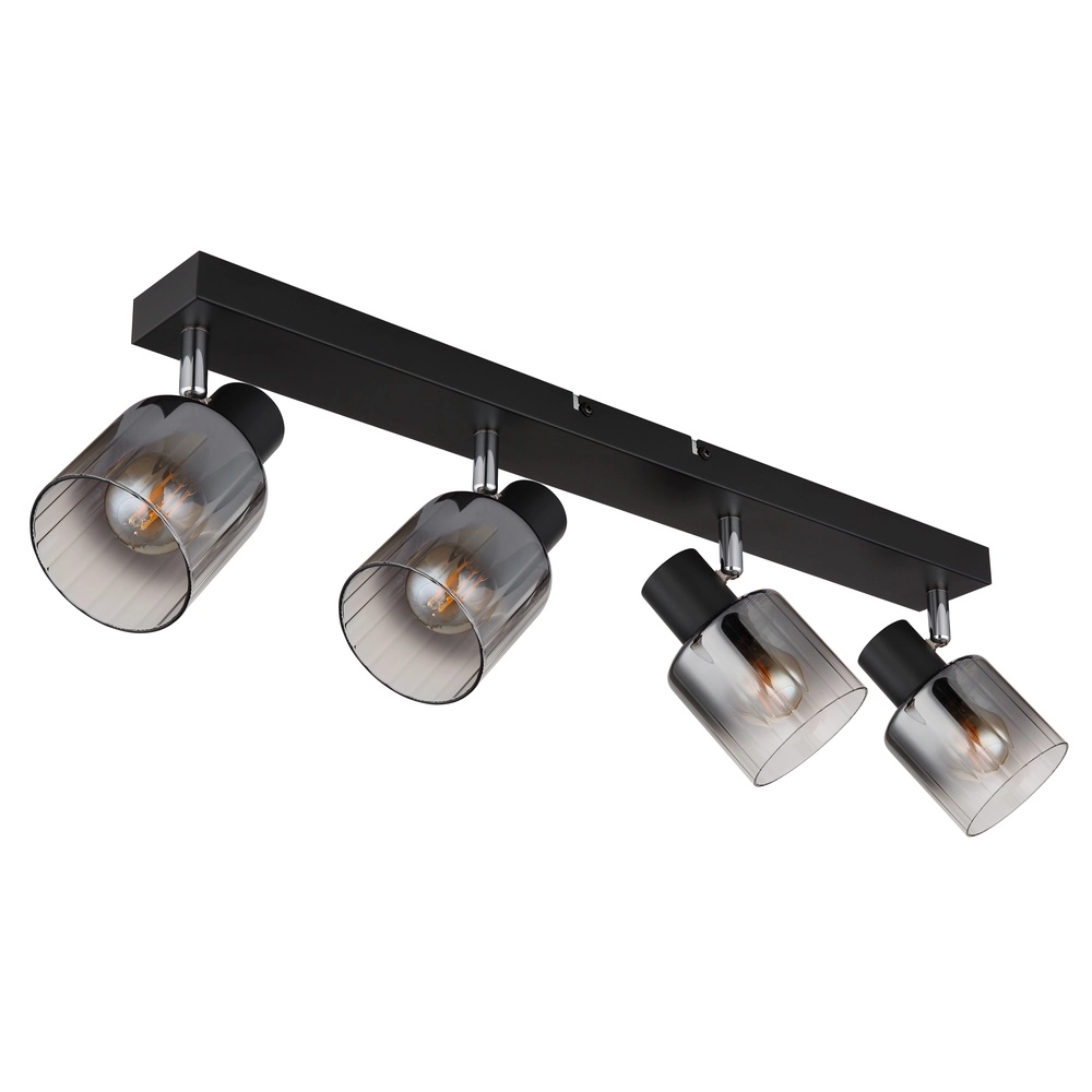 Deckenlampe Jack 4-Licht Schwarz Globo 9007371519835