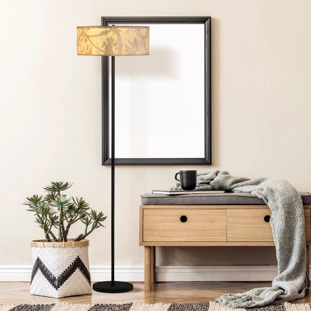 Landhaus-Stehleuchte Isla Ø 40cm Searchlight 5053423273358