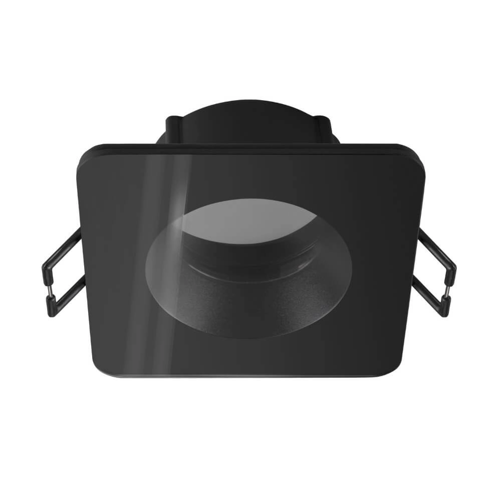 Montagering New Tria 68 IP65 quadratisch schwarz - ohne Beschlag