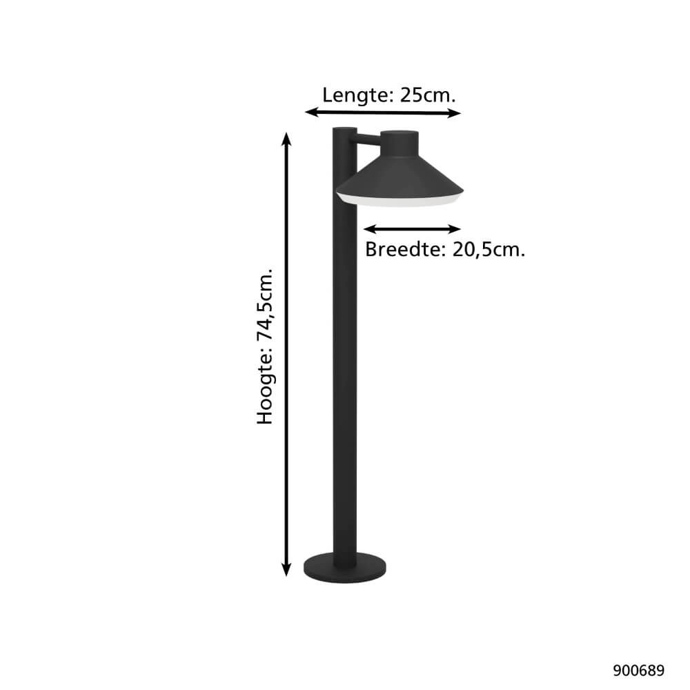 LED-Wegbeleuchtung Ninnarella Eglo 9008606261840