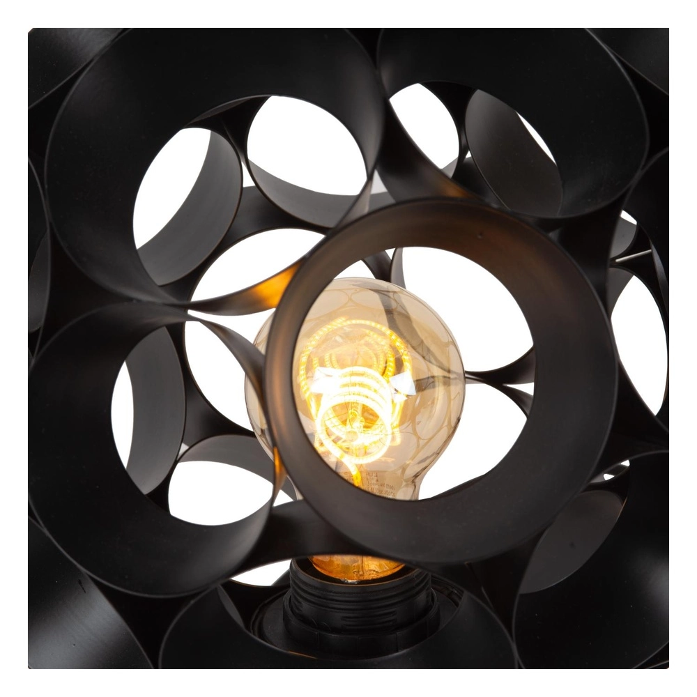 Tischlampe Hannelore Schwarz Lucide 5411212106261