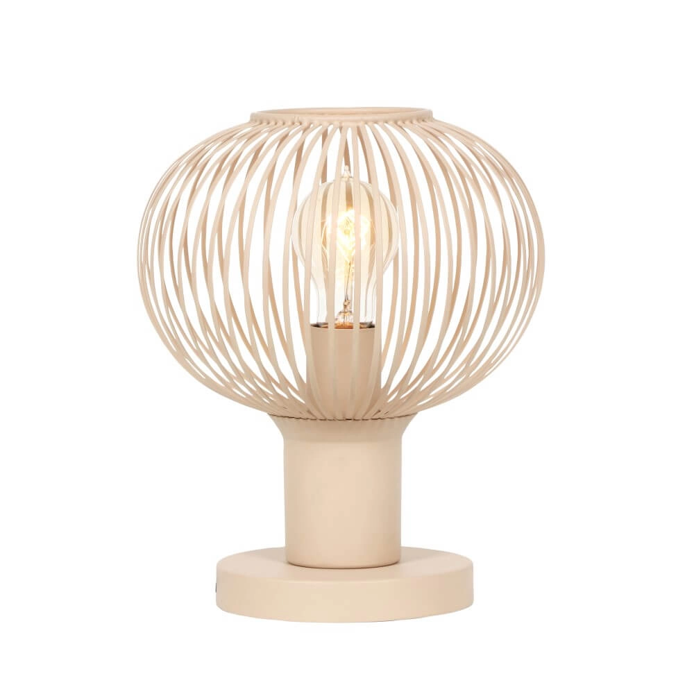 Tischlampe aus Draht Gila Ø 23cm - Sand Trio 4017807629088