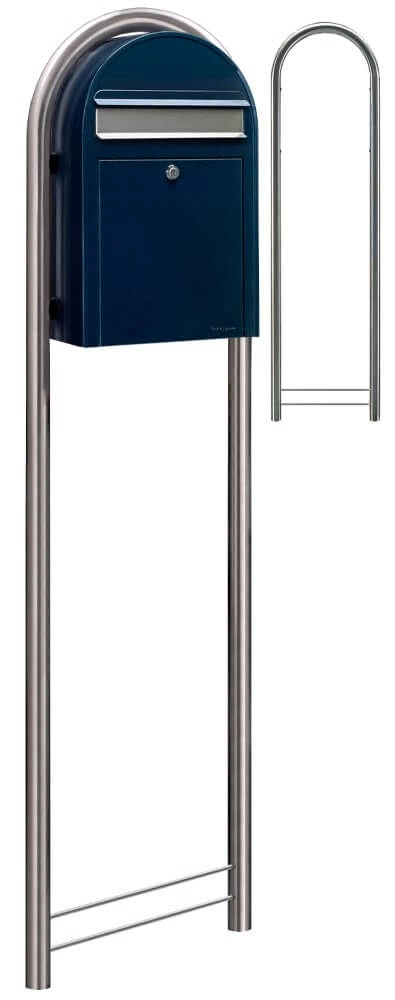 Briefkasten Classic 5004 Schwarz Blau Bobi 6417237001337