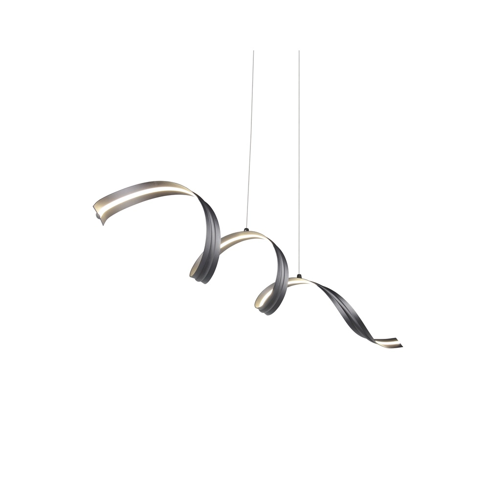 Moderne Pendellampe Tivor Schwarz Trio 4017807706291