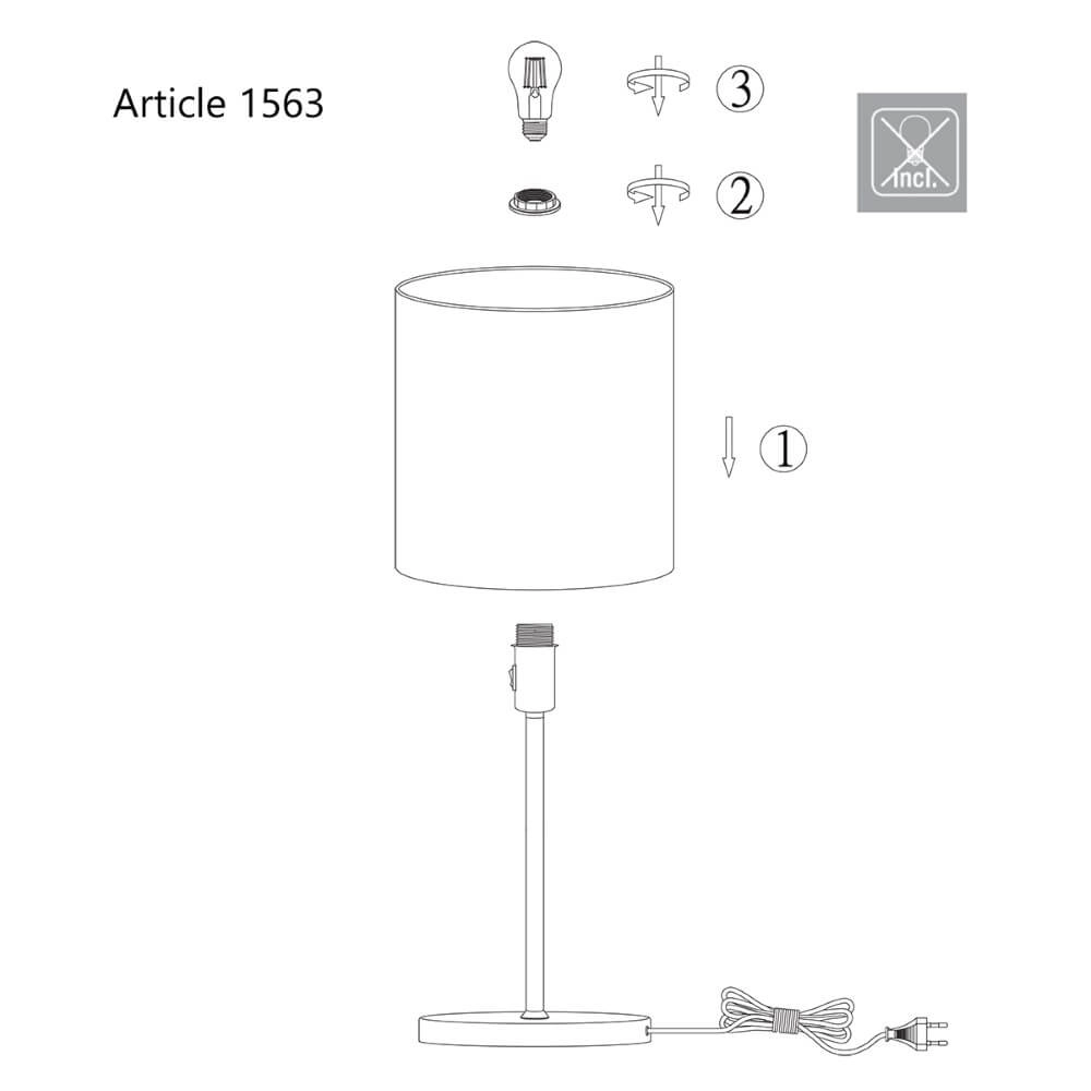 Tischlampe Noor Steinhauer 8712746122138