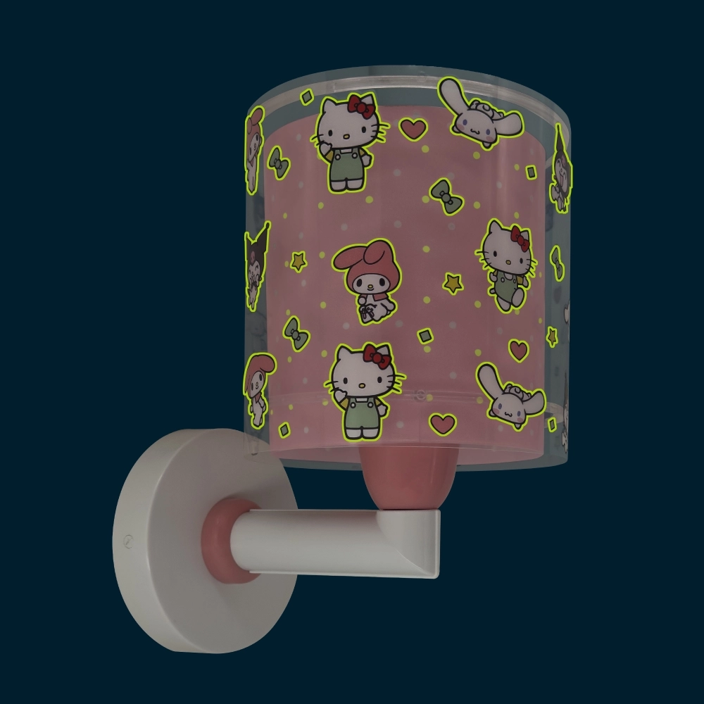 Wandleuchte Hello Kitty & Friends rosa Dalber 8420406412597