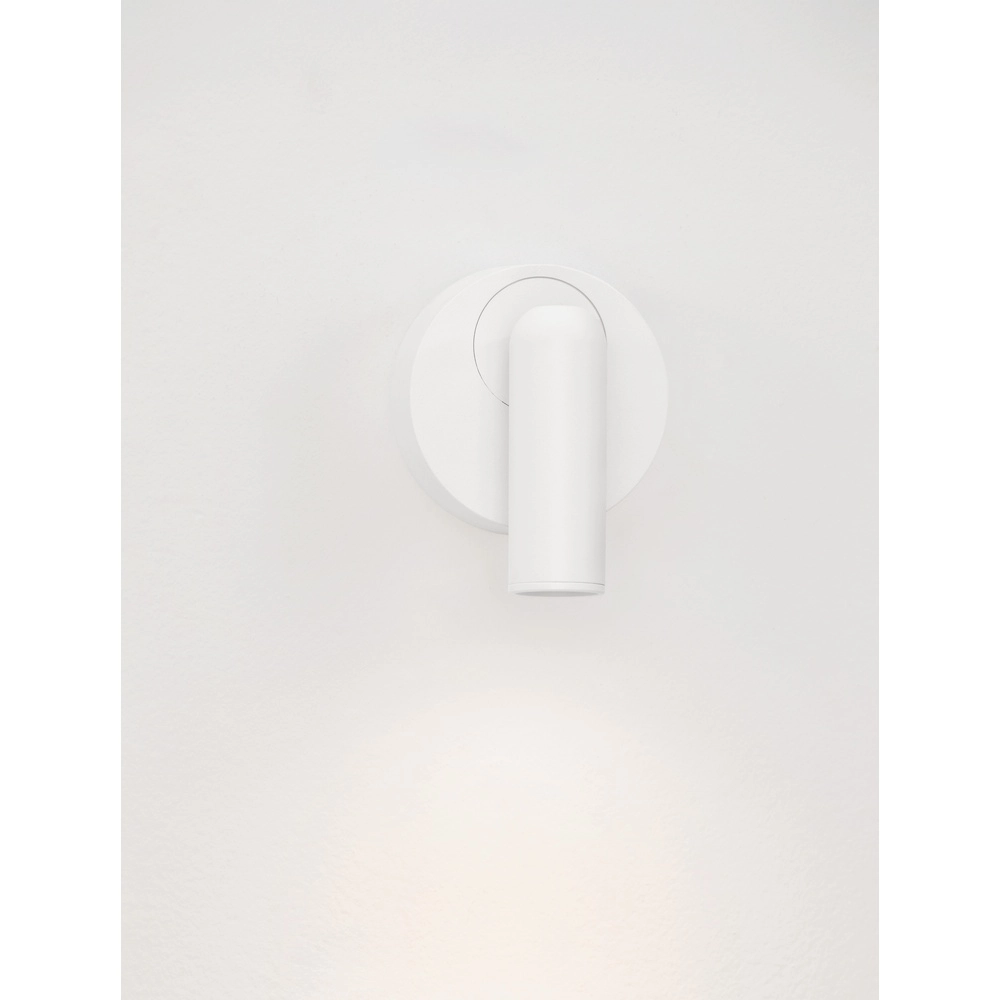 Nachttischlampe Pictor weiß