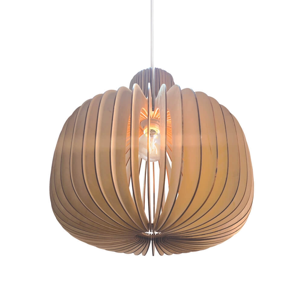 Design-Pendelleuchte Hazo Holz Ø 43cm Nordlux 5704924024276