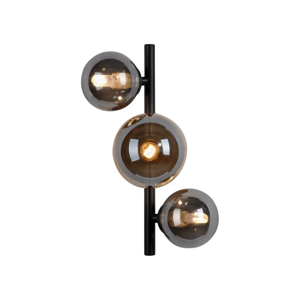 Schwarze Wandlampe Popsicle 3-flammig Paul Neuhaus 4012248375501