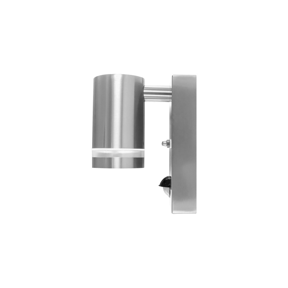 Wandscheinwerfer mit Sensor Opden Edelstahl – 1x GU10 Lyora 5055788285632