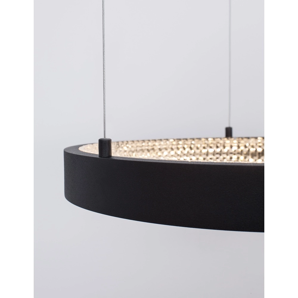 Pendelleuchte Preston schwarz Ø 40cm Lyora 5212017429162