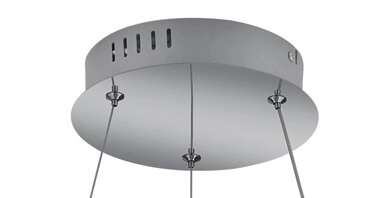 LED-Pendelleuchte Parma Chrom Trio 4017807525700