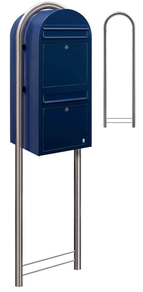 Briefkasten Duo 5003 Dunkelblau Bobi 6417237014092
