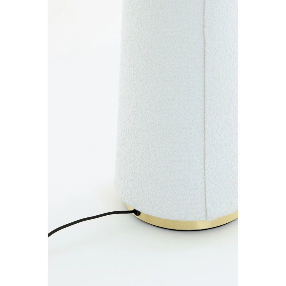 Stehlampe Devia Ø 50cm - bouclé - beige Light & Living 8717807759513
