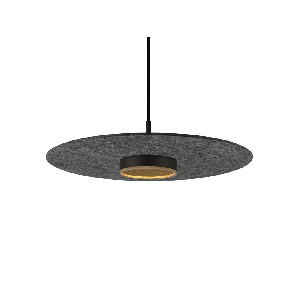 Kapuze aus Filz Grip! Flat Ø 50 x 0,6cm anthrazit SLV 4024163316187