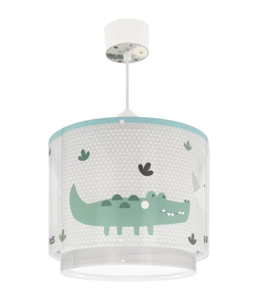 Kinderzimmer-Hängelampe Rhino & Croco Ø 26cm Dalber 8420406002729