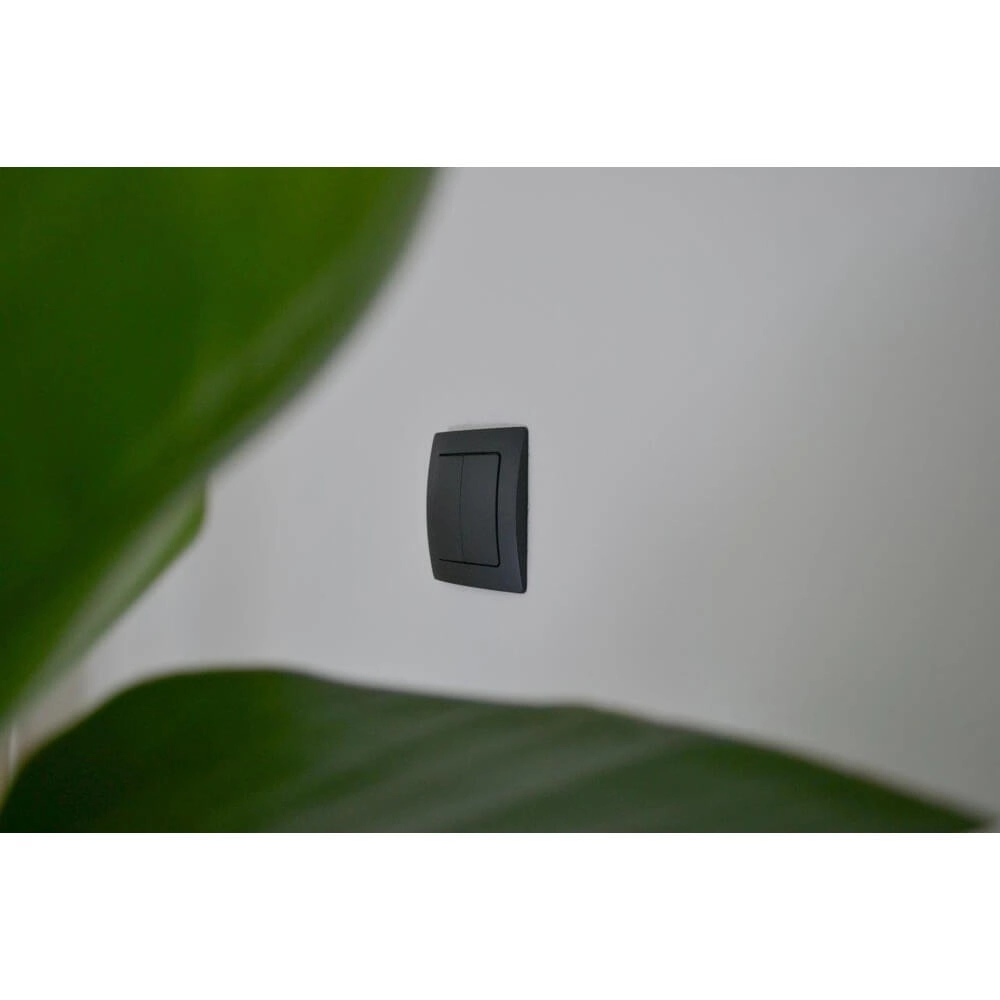 Zwei-Wege-Schalter Paris schwarz Lyora 4008224656894