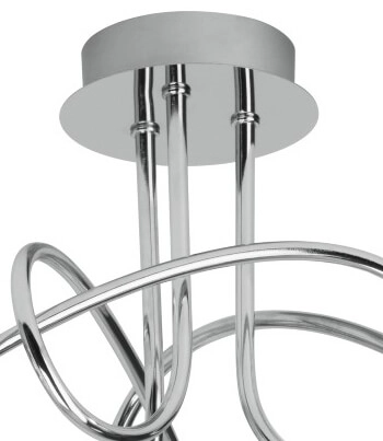 Deckenleuchte Joya 3-leichter grau Brilliant 4004353216077