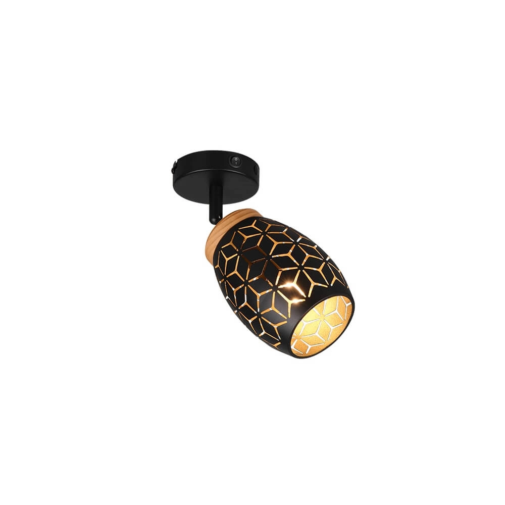 Aufputz-Spot Bidar schwarz Trio 4017807640649