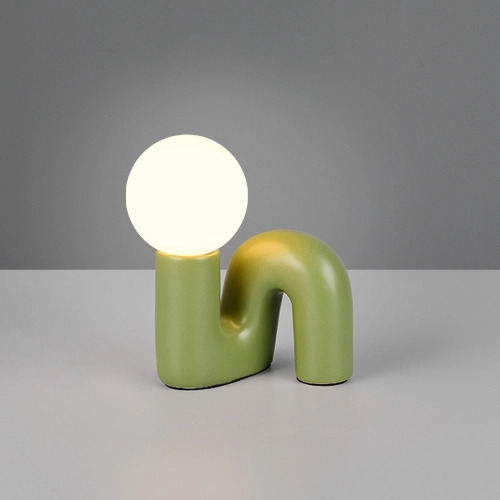 Tischlampe Quinn Grün Trio 4017807682281