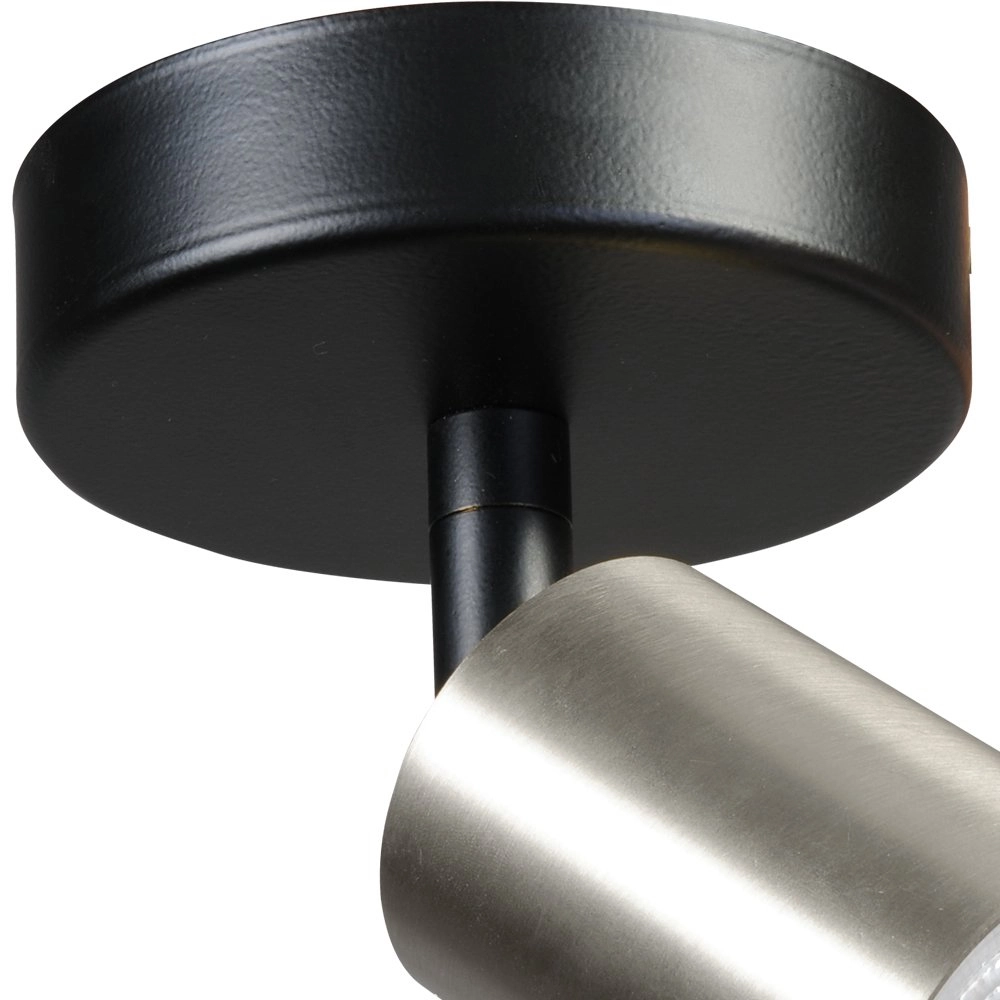 Deckenleuchte schwarz Bounce mit Nickelfleck Masterlight 8718121219936