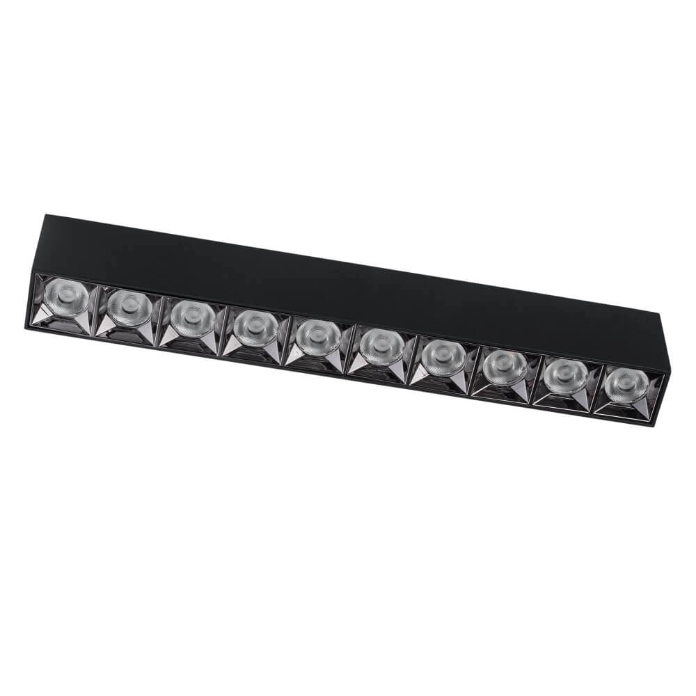 Schwarzer Aufbaustrahler Midi Led 10x1 LEDs - 3000K Lyora 5903139100564