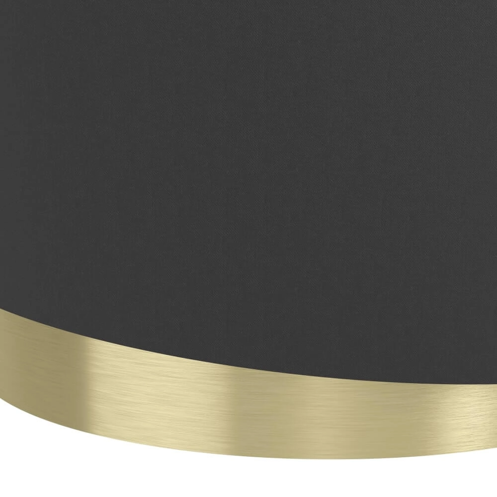 Hängelampe schwarz mit Gold Manderline Ø 45cm Stars of Light 9002759399252
