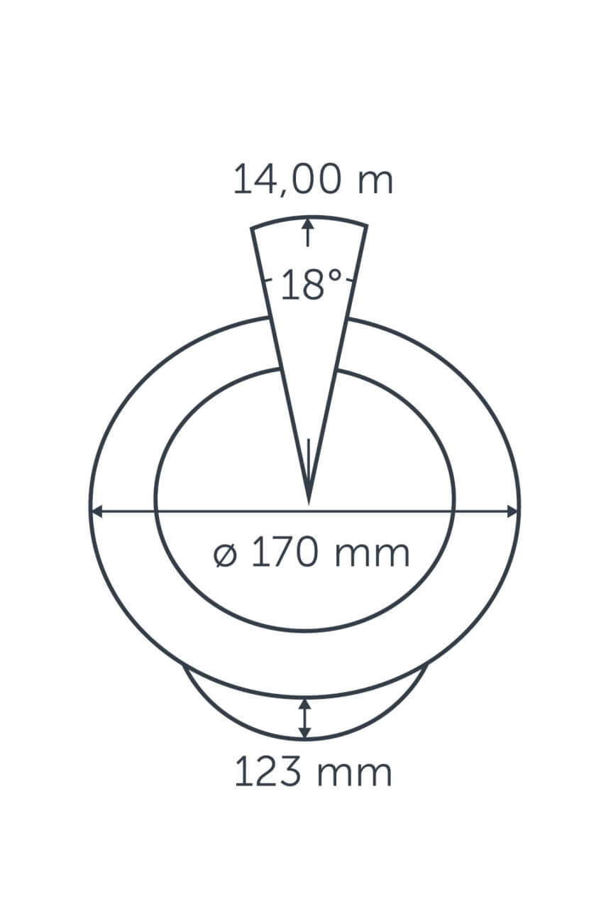 Bodenspot Big Nero Narrow 12 Volt LED In-lite 8717051004582