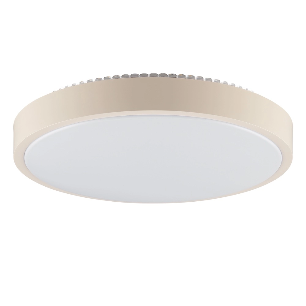 Deckenlicht Solistra Sandbraun mit weißem Ø 34,5 cm Brilliant 4004353477614