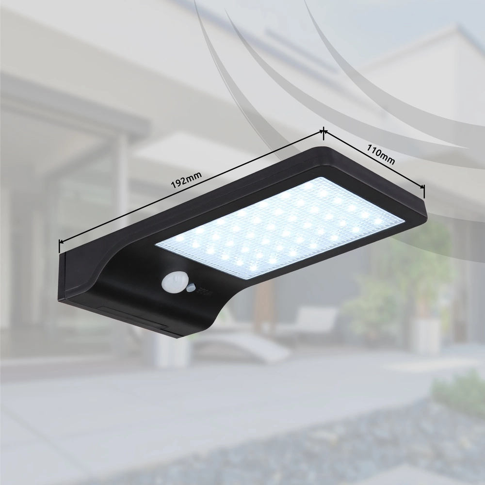 Solar-Flutlicht Fluxor Schwarz Globo 9007371455690