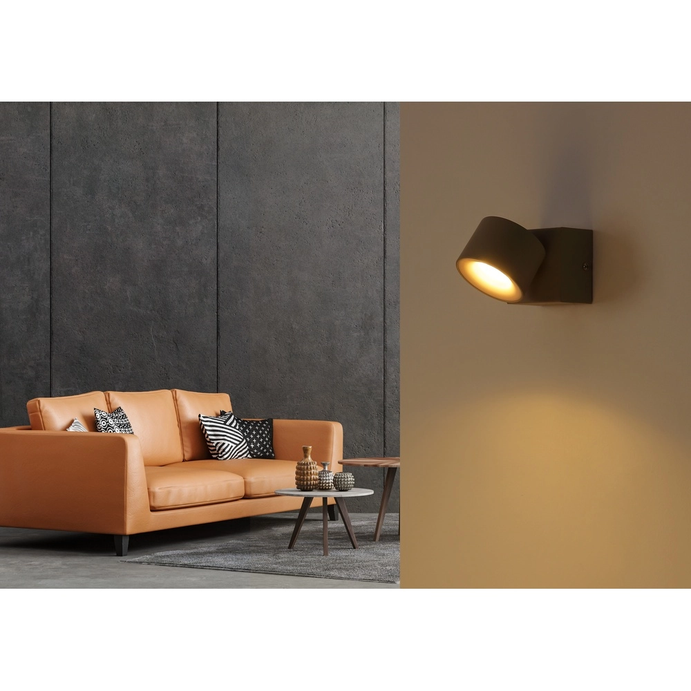 Wandstrahler Rae sandbraun Globo 9007371575862