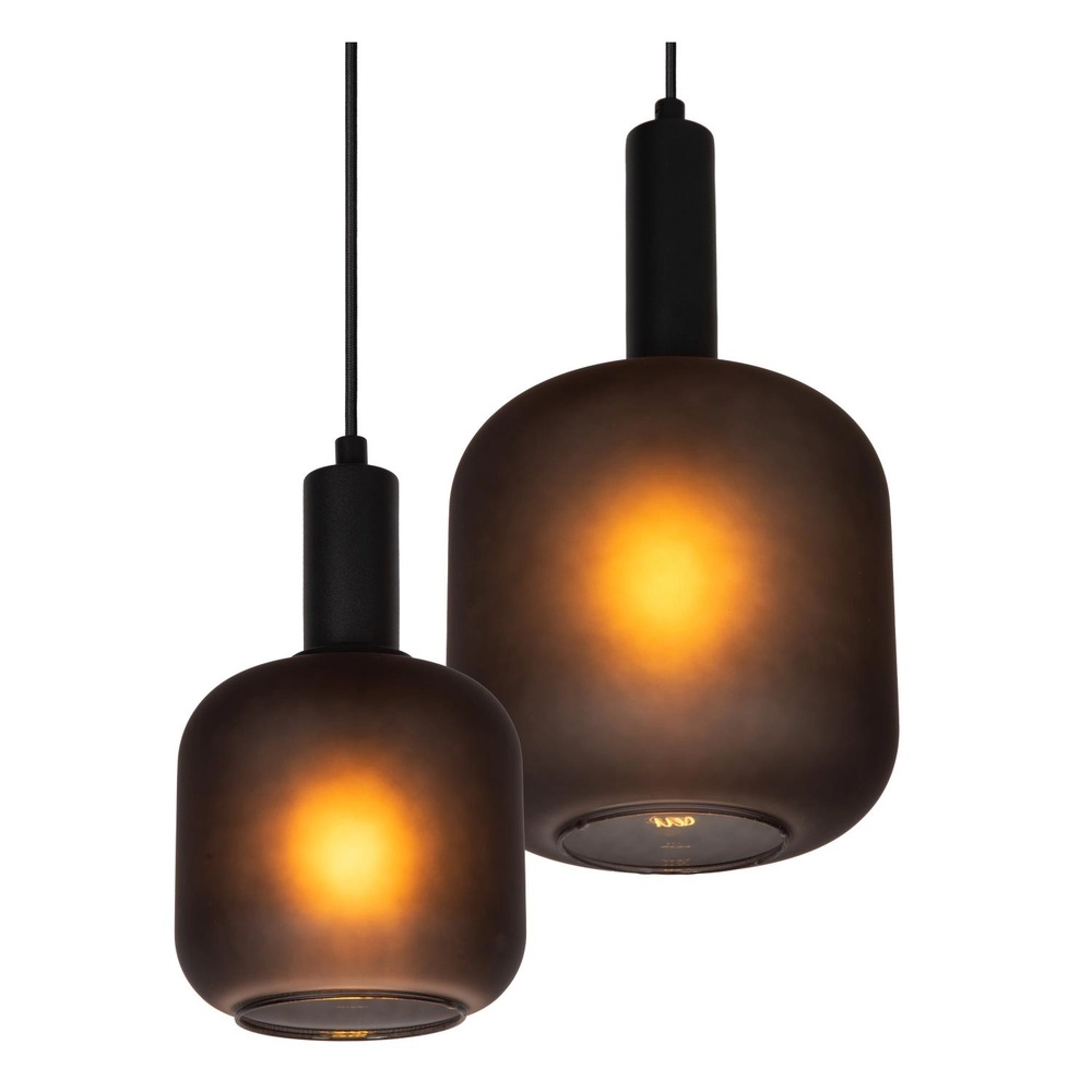 Schwarze Pendellampe Eloise 4-Licht Lucide 5411212452474