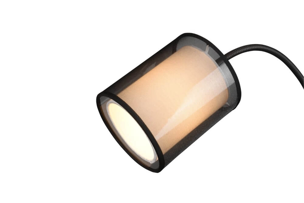 Designer-Tischlampe Burton mit Leselampe Trio 4017807538731