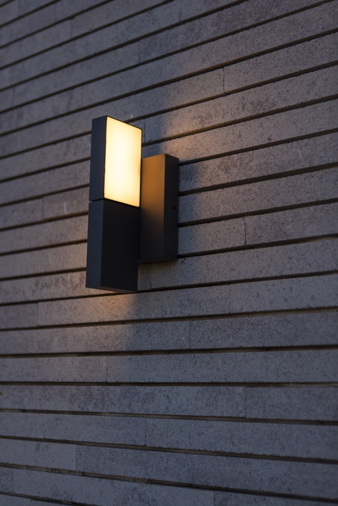 Einzigartige Wandlampe Twisto Grau Lutec 6939412018157