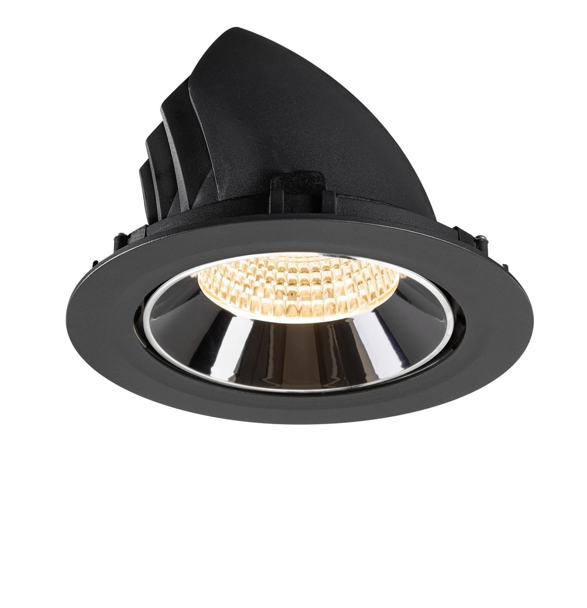 Einbau-Strahler Numinos Gimble XL Schwarz/Chrom 2700K - 55gr SLV 4024163308823