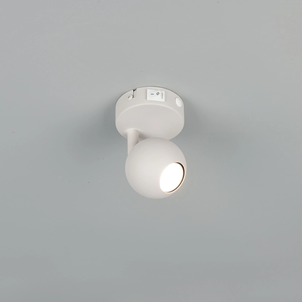 Oberflächenmontierter Spot Enaro Single Grey