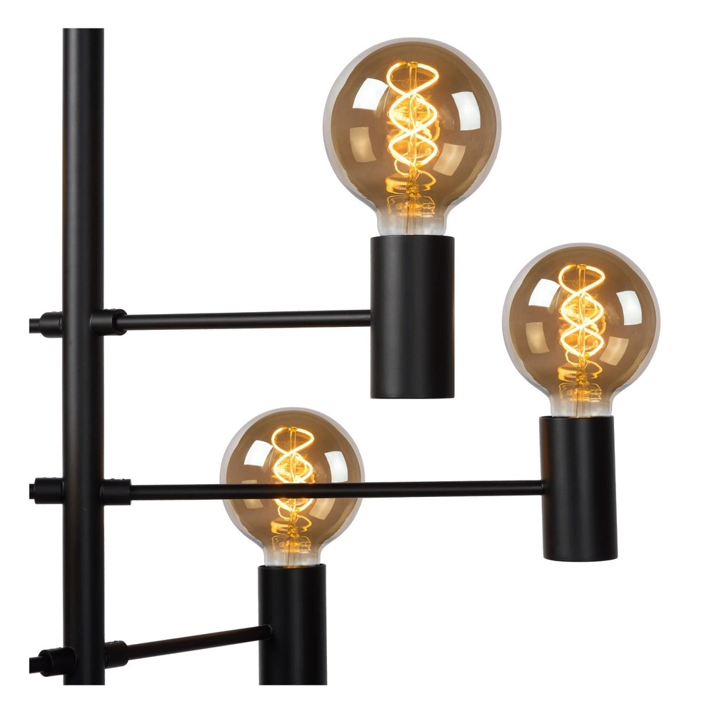 Pendellampe Leanne 10-Licht Schwarz Lucide 5411212211101