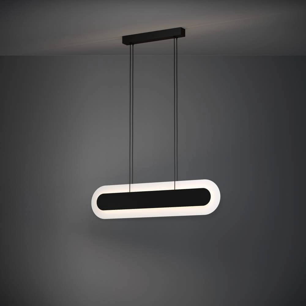 LED-Hängelampe Fabriano schwarz - 86cm Stars of Light 9008606220847