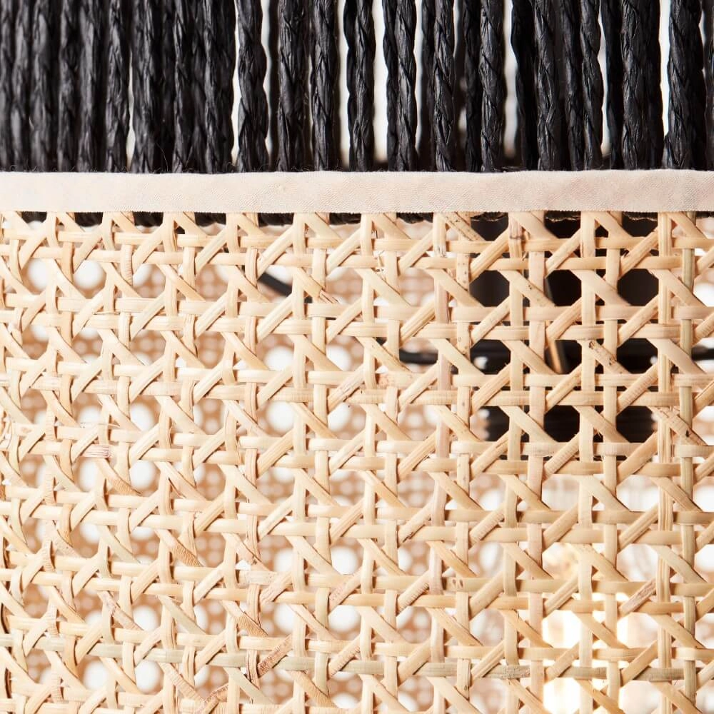 Hängelampe aus Rattan Arles Ø 36cm Brilliant 4004353396458