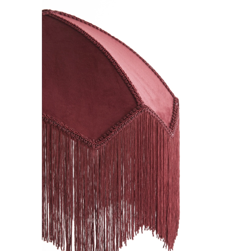 Pendellampe Malacia Ø 40cm – Samt-Bordeaux Light & Living 8717807759254