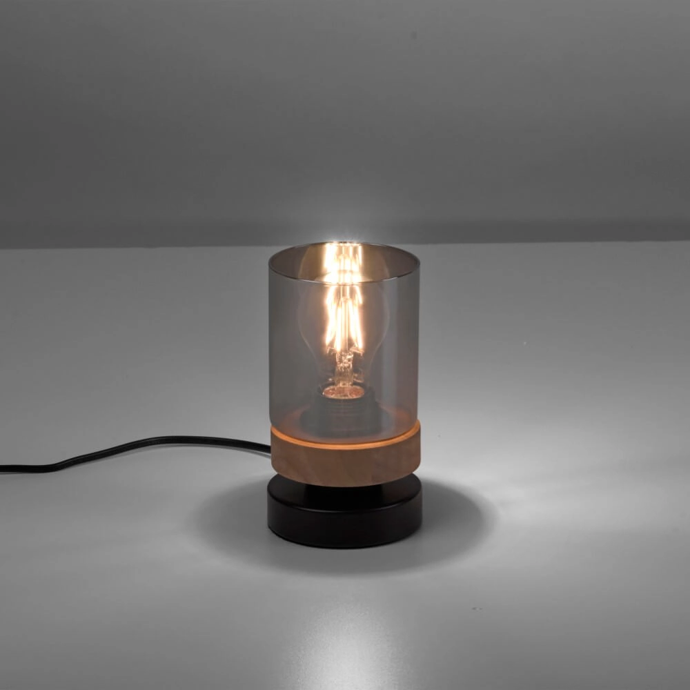 Tischlampe Pasqual Schwarz Just Light 4043689986087