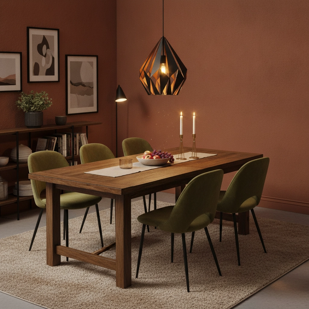 Pendelleuchte Carlton 1 38 cm schwarz mit rotem Käufer